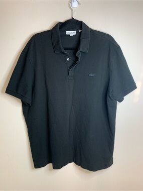 Lacoste Men’s Black Classic Polo Shirt XXL